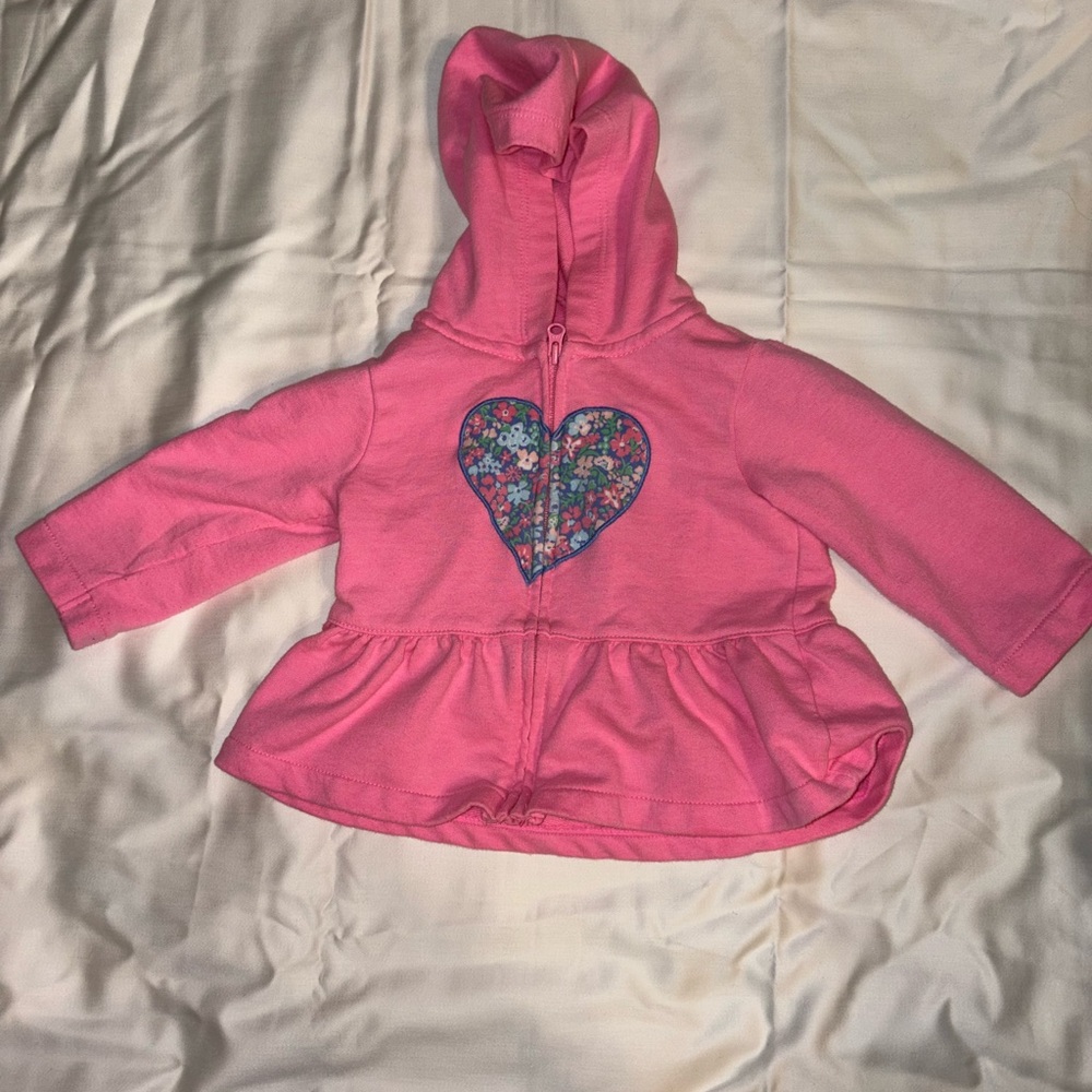 Pink‎ Heart Hoodie for Kids